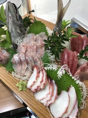 【夕食のみプラン】天然地魚豪華舟盛り磯料理♪ゆったり朝寝坊♪【静岡うまいもんめぐり】